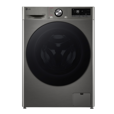Máquina Lavar e Secar Roupa LG F4DR7010SGS Inox 10/ 6Kg 1400Rpm A/ D