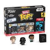 Funko Bitty Pop! Figura de Vinyl Star Wars: Darth Vader - Pack de 4 | Inclui Figura Mistério