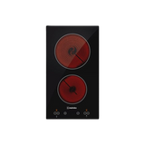 Placa Vitrocerâmica Dominó Meireles MV 1312 2 Zonas 30Cm