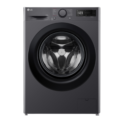Máquina Lavar e Secar Roupa LG F4DR509S6M Preto Cinza 9/ 6Kg 1400Rpm A/ D