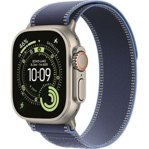 Apple Watch Ultra 3 Cellular - 49mm - Titânio natural | Loop - Azul/azul-vivo - S/M