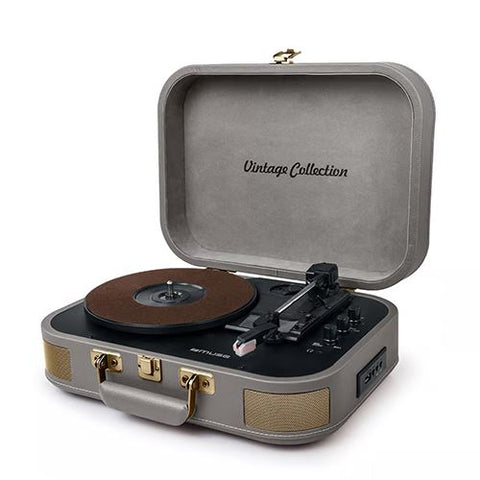 Gira-Discos Bluetooth Muse MT-201 - Cinzento