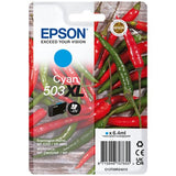 Tinteiro Epson 503 XL C13T09R24020 (Malaguetas) - Cyan