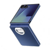 Capa Silicone com Anel Samsung para Z Flip7 - Transparente