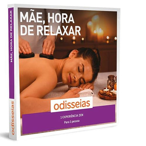Odisseias Pack Presente - Mãe, Hora de Relaxar | Experiência de SPA para 1 Pessoa