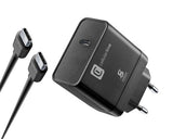 Carregador Cellularline Dual Super Fast Charger USB-C 45W 1m