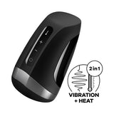 Vibrador Masturbador Satisfyer Men Heat Vibration - Preto
