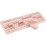 Teclado + Rato Wireless MK Plus StyleWriter Ngozi TG8118NGOZI - Layout PT- Rosa