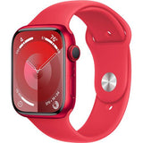 Apple Watch Series 9 GPS 45mm - Alumínio (Product) Red | Bracelete Desportiva (Product) Red - M/L