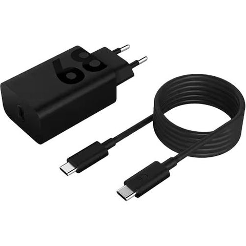 Carregador USB-C Lenovo 68W + Cabo USB-C 1.5m - Preto