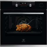 Forno de Encastre Vapor Electrolux KOCDP77X Preto 72L 60Cm A+