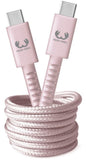 Cabo de Dados Fresh 'n Rebel Fabriq USB-C / USB-C 2m Rosa