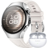Bundle Huawei Watch 5 42mm - Titanium White + Freebuds 6i
