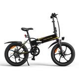 Bicicleta Elétrica ADO A20 XE Cross-Country Preto/Amarelo 20