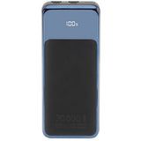 Powerbank com LCD Rivacase 30.000 mAh PD 65W - Preto