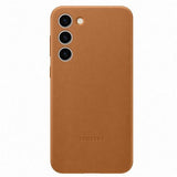 Capa Samsung Galaxy S23 Plus Leather Cover Pele Camel