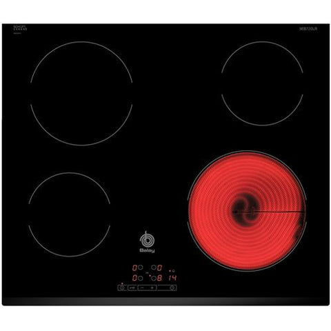 Placa de Vitrocerâmica Balay 3EB720LR | Elétrica | 59.2 cm | 4 Zonas | Preto
