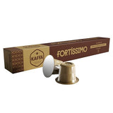 Cápsulas Café Kaffa Fortissimo - Café Expresso | Intensidade 12 | Compatível Nespresso | 10 Cápsulas
