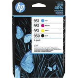 Pack Tinteiro HP Preto Nº 950 + Cores Nº 951 6ZC65AE