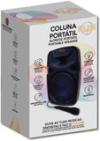 Coluna Portátil  Karaoke com Microfone - Funtastic
