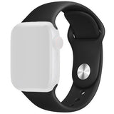 Bracelete Silicone 4-OK para Apple Watch 42mm | 44mm | 45mm - Preto