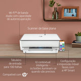 Impressora Multifunções HP Jato de Tinta Envy 6030e | Cores | USB: Type-B | HP Instant Ink | 2K4U7B