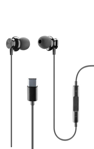 Auriculares Cellularline Stereo com Micro Sparrow Pt Usb-C