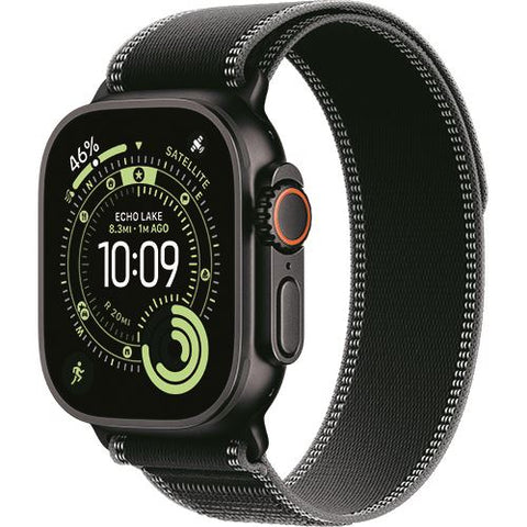 Apple Watch Ultra 3 Cellular - 49mm - Titânio preto | Loop - Preto/Carvão - S/M