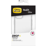 Capa React + Película Protetora de Ecrã Otterbox Trusted Glass para Apple iPhone 13 - Transparente