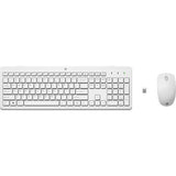 Teclado + Rato Wireless HP 230 - Branco