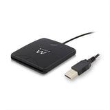 Leitor Cartão Cidadão USB Ewent Smart Card ID Reader - Preto