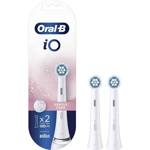 Recargas para Escovas de Dentes Elétrica Oral-B iO Gentle Care - Branco - 2 Uni.