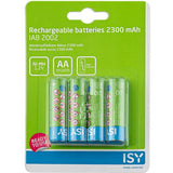 Pilhas Recarregáveis Isy IAB-2002 Pack 4 AA 2300mAh