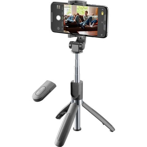 Selfie Stick Cellularline Freedom Tripé Bluetooth com Luz
