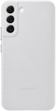 Capa Samsung Galaxy S22 Leather Cover Pele Cinza Clara