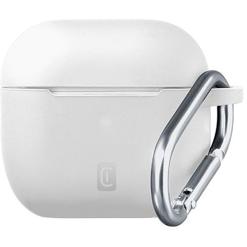 Capa Silicone Cellular Line Bounce para AirPods 4 - Branco