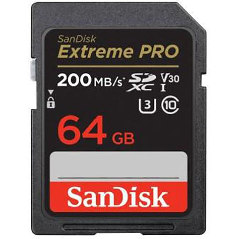 Cartão de Memória SDXC Sandisk Extreme Pro - 64GB