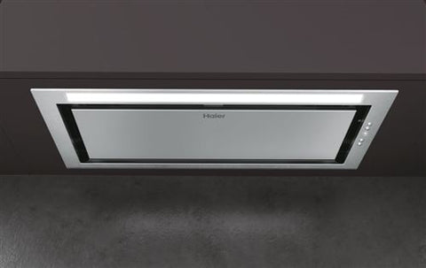 Exaustor Integrado Haier HAPY72ES6X | 30,3x71,4x28,3 cm | 650 m³/h | 65 dB | B | Aço inoxidável