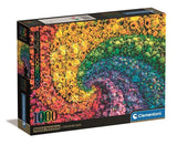 Puzzle Compact Colorboom Collection: Whirl - 1000 Peças - Clementoni