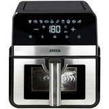 Air Fryer Jocca com Janela 8,5L - Preta e Inox