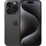 Apple iPhone 15 Pro - 128GB - Titânio Preto - Recondicionado - REtech MediaMarkt - Grade A