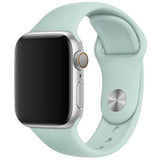 Bracelete Silicone 4-OK para Apple Watch 38mm | 40mm | 41mm - Azul Berilo