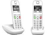 Telefone sem Fios Gigaset Analógico E270 Duo Branco