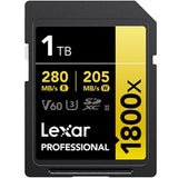 Cartão de Memória SDXC Lexar Professional 1800x - 1TB
