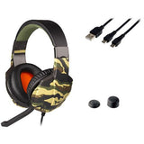 Pack Headset Gaming Indeca Pack Warfare PS4 + Grips para Dualshock