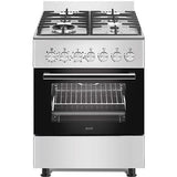 Fogão Misto Gás e Elétrico Natural Junex RL 778 XE | 60 cm | 4 Bocas | B | Inox