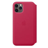 Capa Apple iPhone 11 Pro Folio em pele - Framboesa