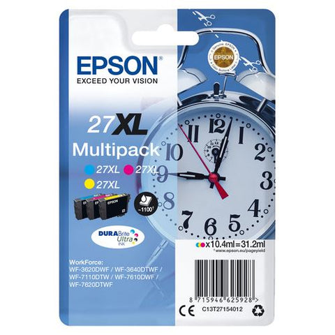 Pack Tinteiros Epson Serie Alarm Clock 27 XL - 3 Cores