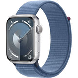 Apple Watch Series 9 GPS 45mm - Alumínio Prateado | Bracelete Loop Azul