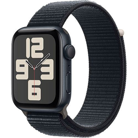 Apple Watch SE GPS 44mm Meia-noite Sport Loop Meia-noite - Smartwatch